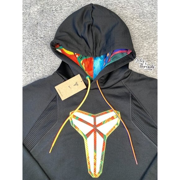 Nike What The Kobe Therma-FIT Pullover Hoodie Size Large TALL Men HJ4205-010 - Picture 3 of 5